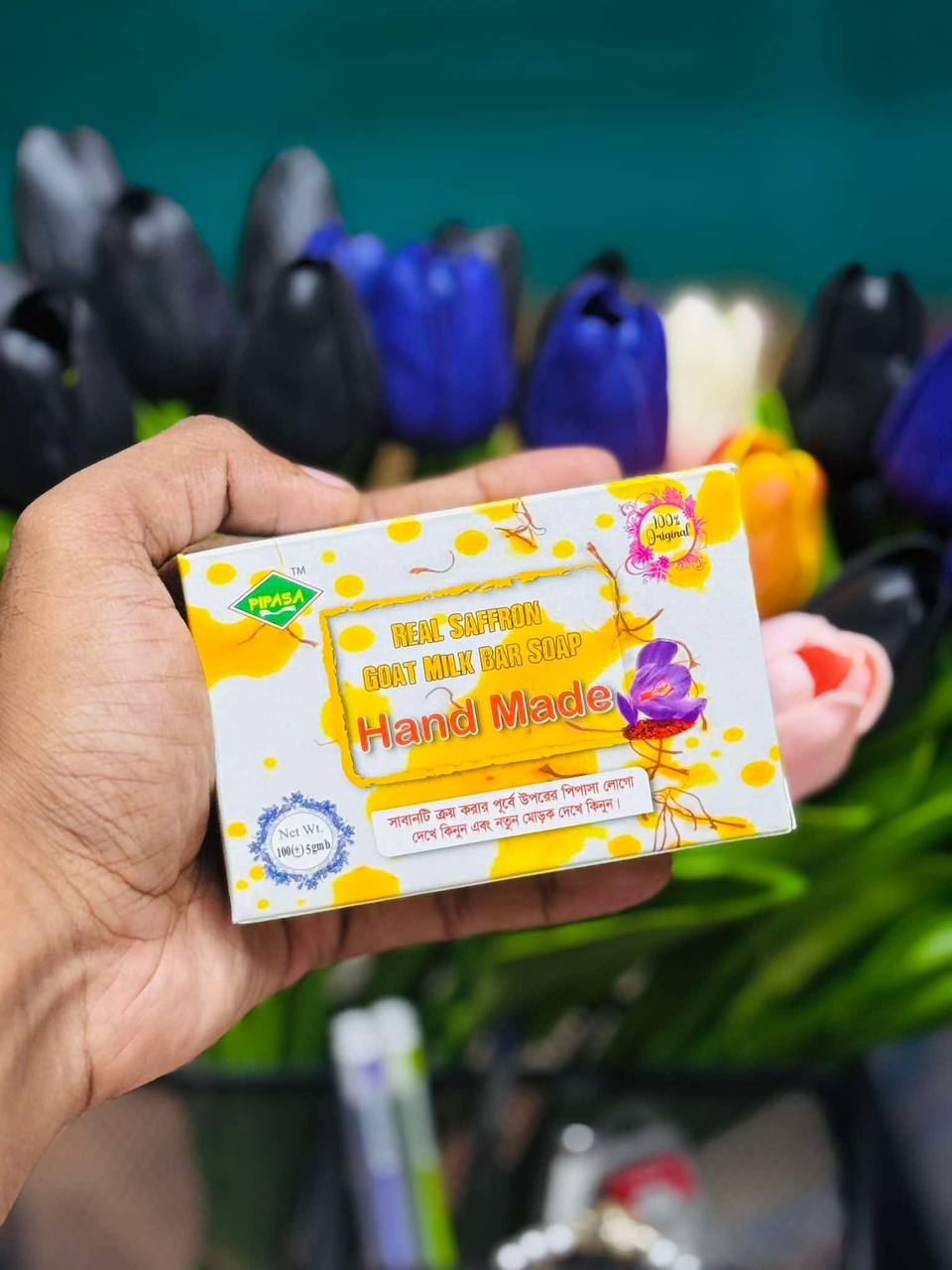 ? Saffron goat milk soap ?