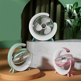 Mini Portable Desktop Fan Adjustable Colorful Fan