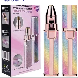2-in-1 Lady Shaver Flawless Eyebrow Trimmer