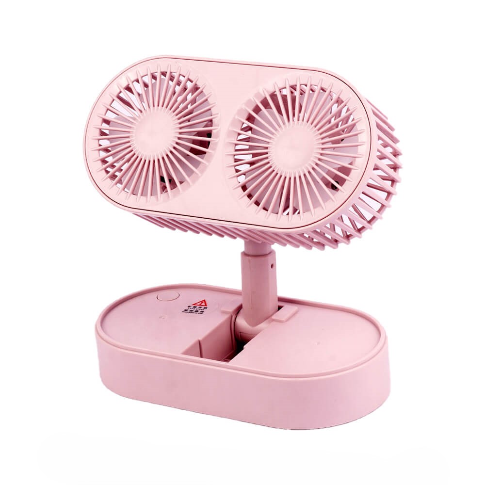 Double Motor Folding Table Top Fan Product