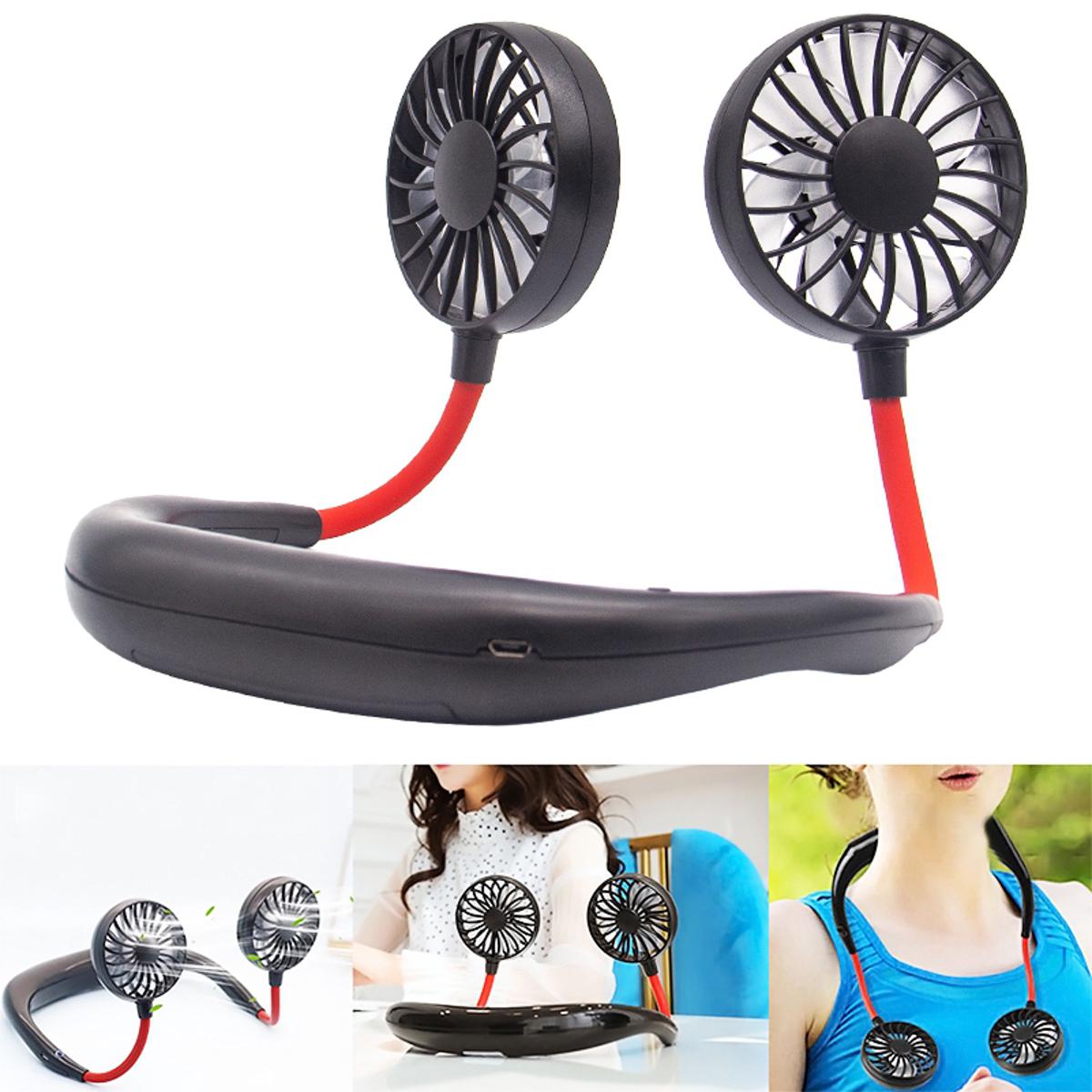 Neck Fan Wearable 2000mAh Rechargeable