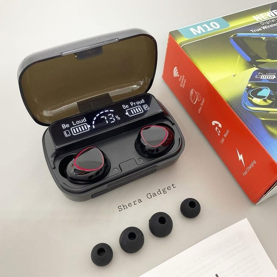 M10 tws Wireless Earphone Touch Bluetooth Earplug In Ear Stereo Sport Headsets cvc8.0 Digital Display