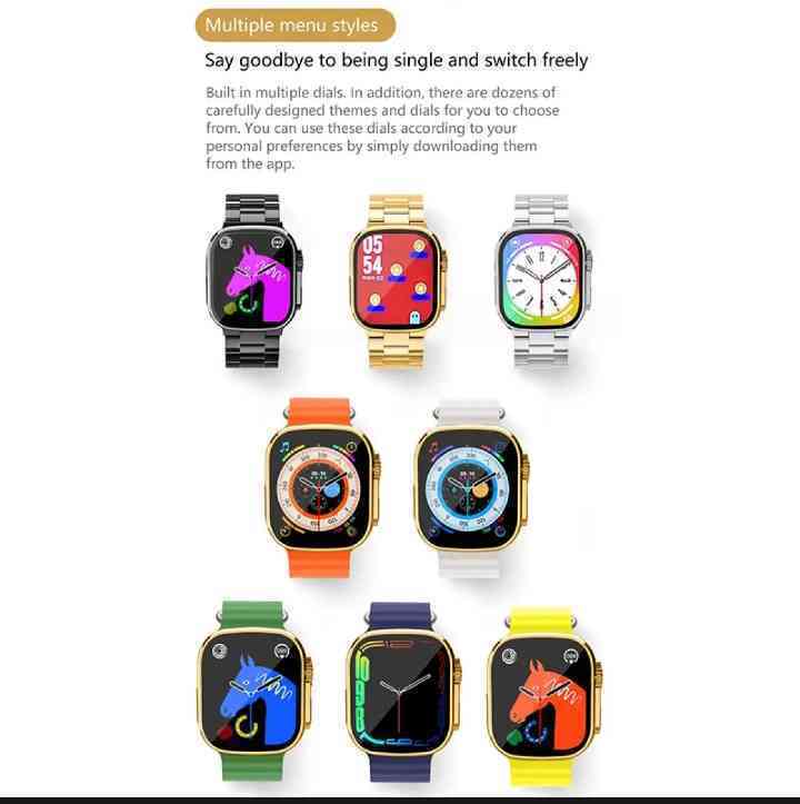 DT900 Ultra Smart +7 Straps?100% Original ✅