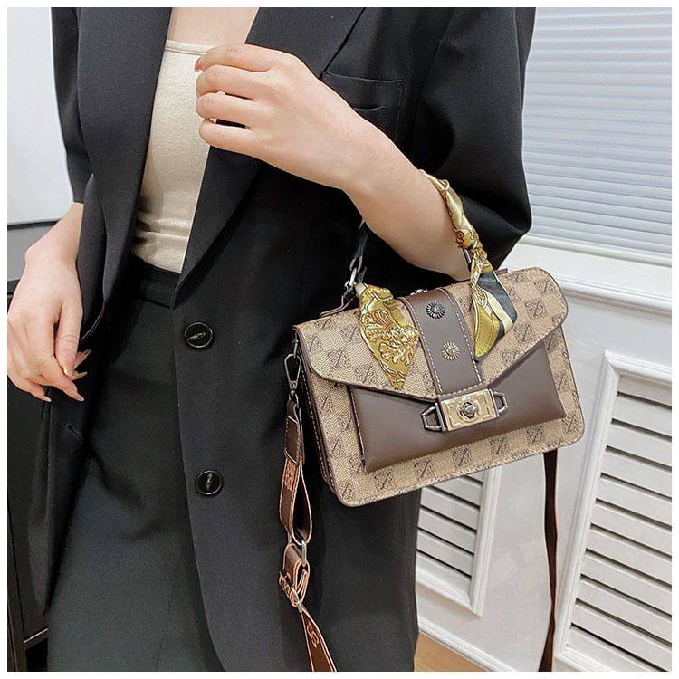 Trendy Fashionable Premium Quality Party Bag Code- DG13 Brown