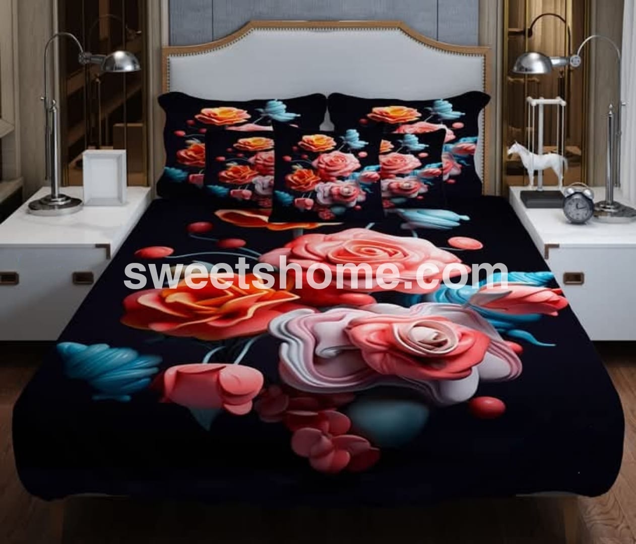 3D Digital Print Bedsheet Set