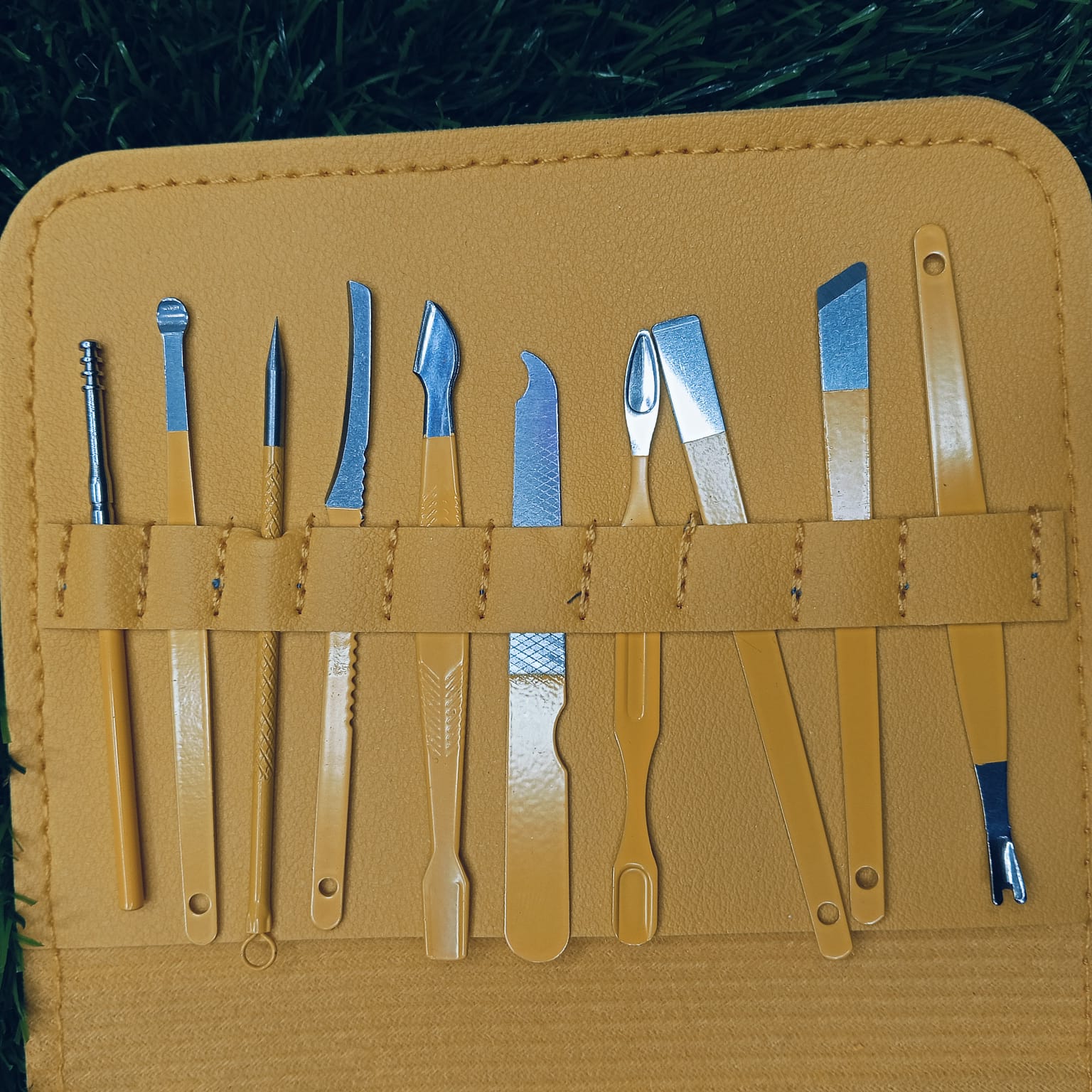 Product details of Professional Nail Clipper Kit Stainless Steel Blue Manicure Set Nail Scissors Cuticle Trimmer Cutters Travel