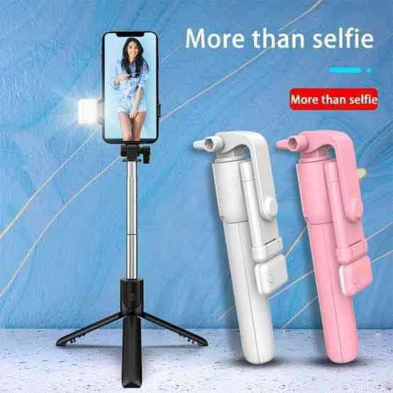 R1S Remote Control Selfie Stick With LED Light