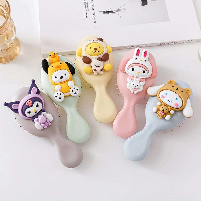 Mini Cartoon hair brush