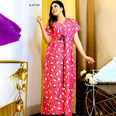 চীন লিনেন কাফতান ম্যাক্সি কেএএফ 103