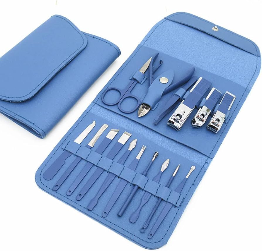 16PCS Stainless Steel Manicure & Pedicure Set – Professional Kit