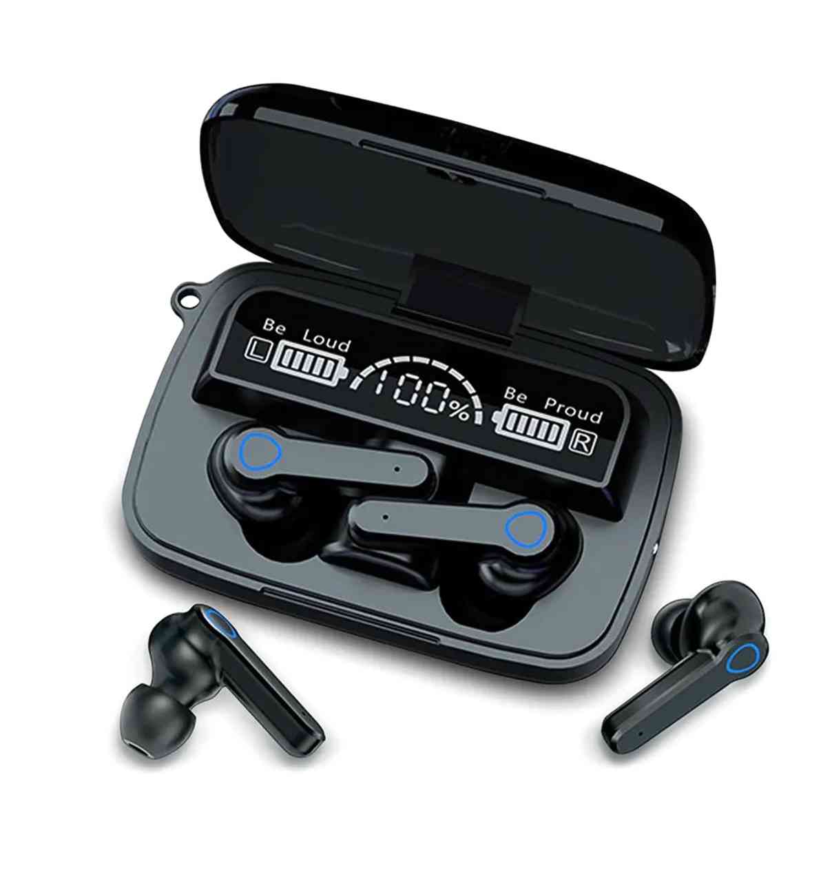 Orginal High Quality M19 TWS Wireless Bluetooth 5.1 Headphones Stereo Earbuds Touch Control Waterproof Earphones 2000mAh Charging Box Gaming Headset