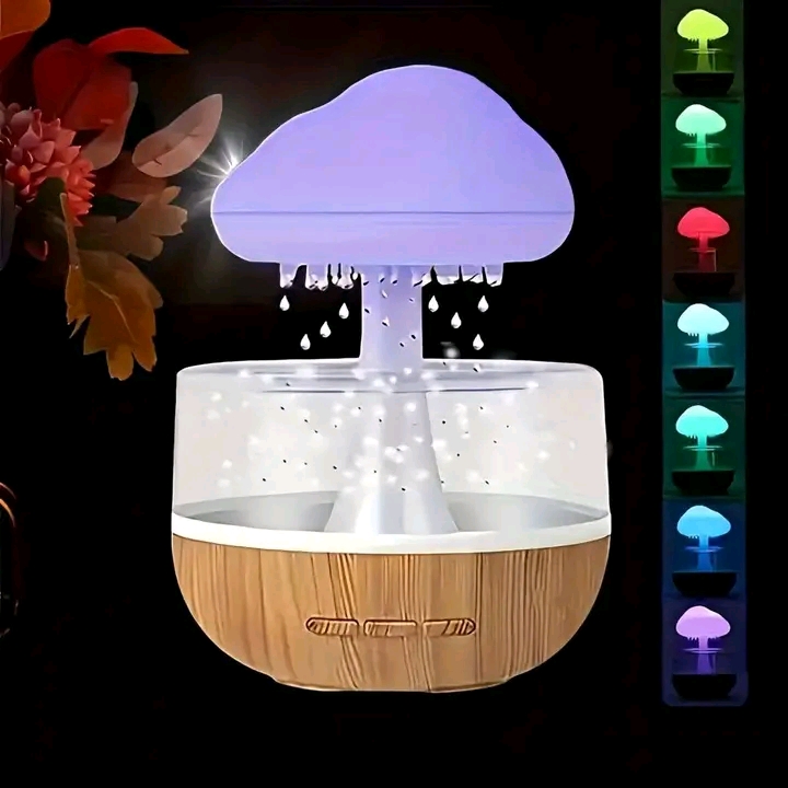 Rain Cloud Humidifier USB Night Light
