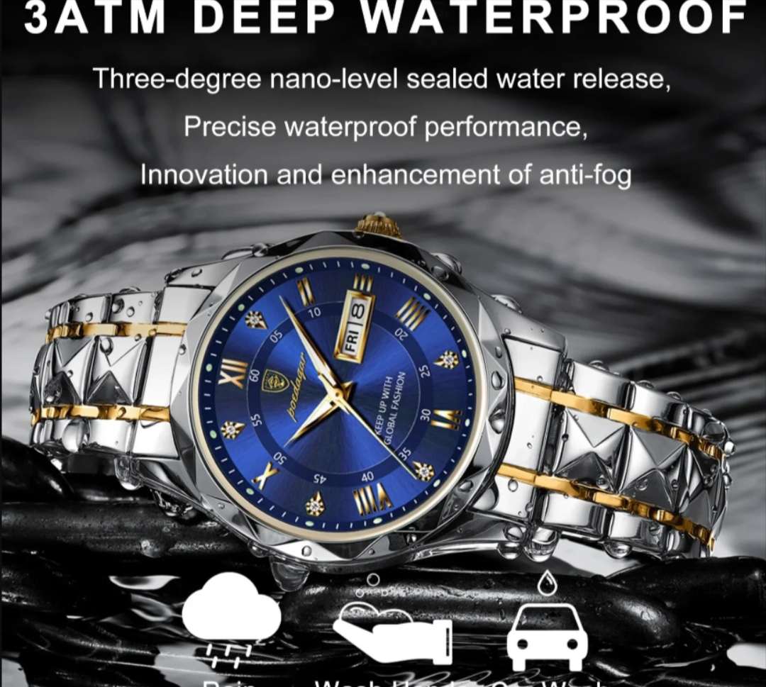 POEDAGAR 615 Unisex Quartz Watch