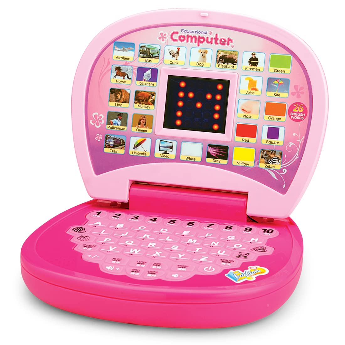 Kids Computer Toy Baby Laptops for Kids 1 2 3-6 Years Activity Electronics Number & Alphabet Charts for Kids Learning Educational Toy with Sound Code : 3641