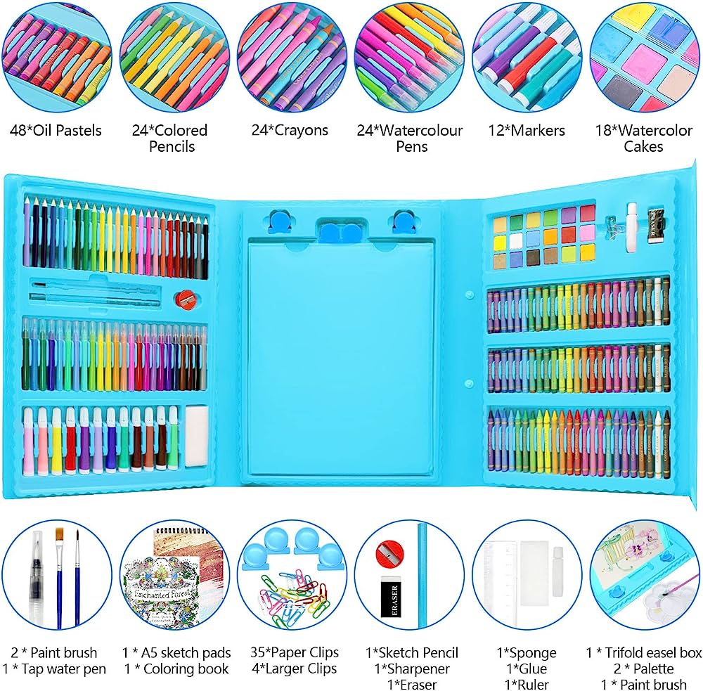Drawing Art Set Painting For Kids Box Artist -208 Pcs Code : 3521