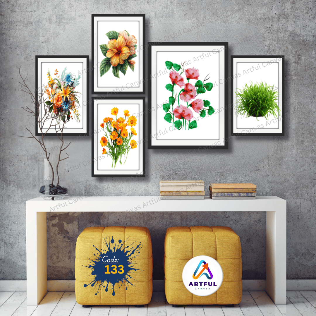 5 Part Wall Canvas