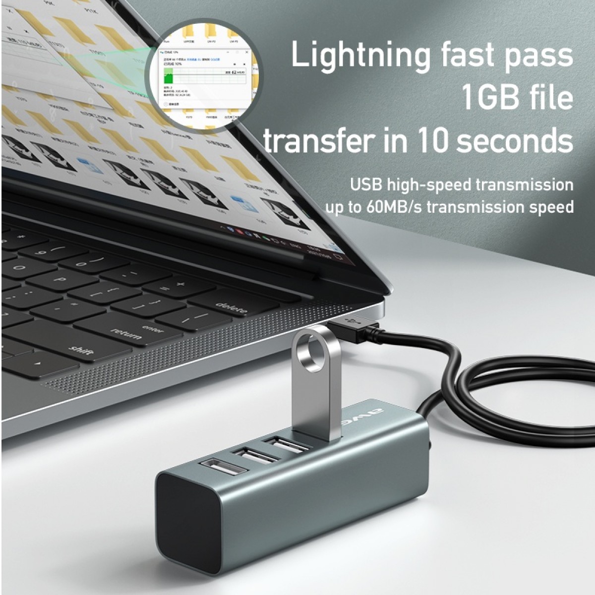 Awei CL-122T Type-C Extender Docking Station Code : 8705