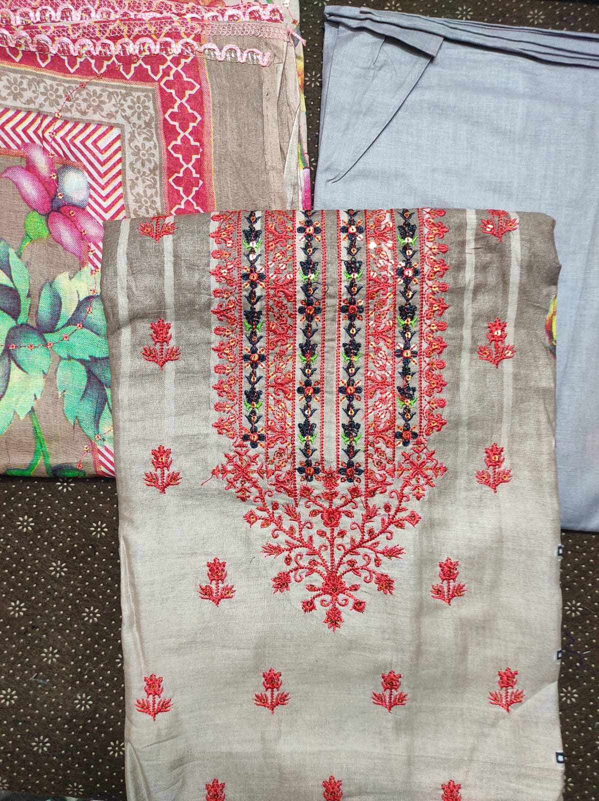 Cotton Print Three pcs code: nhan