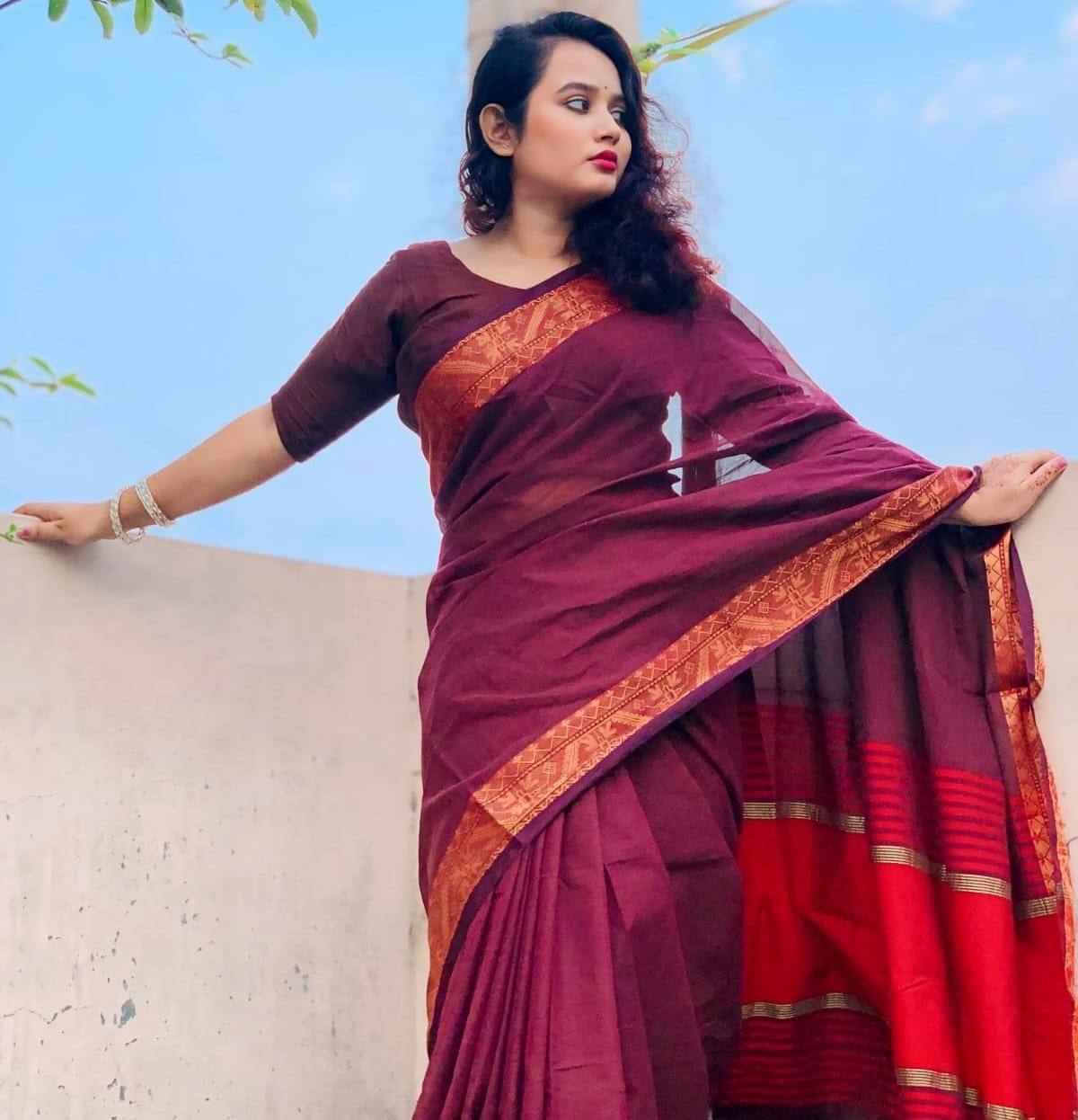Aarong Cotton Saree