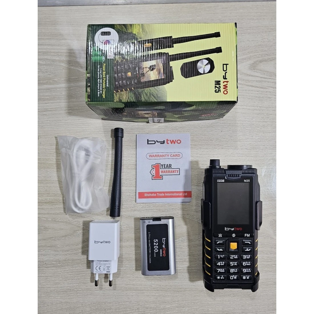 Bytwo M25 Antina Power Bank Phone Four Sim Slot 5200mAh | Bytwo M25 Power Bank