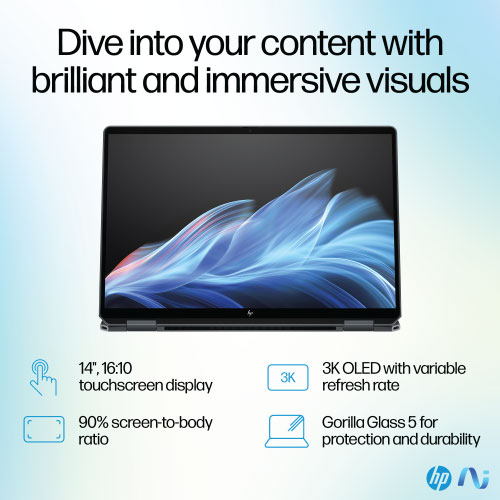 HP OmniBook Ultra Flip x360 14-fh0104TU Intel Core Ultra 7 256V 14 Inch 3K OLED Touch Laptop