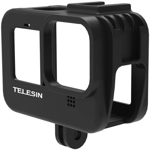 TELESIN Plastic Frame Case with 2 Prong Mount for GoPro HERO9 SKU: GP-FMS-903