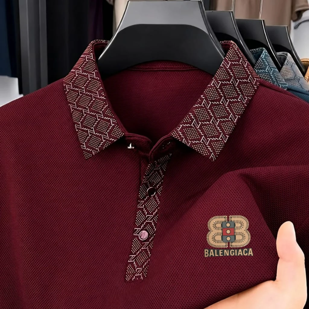 Premium Polo Shirt with China Sticker