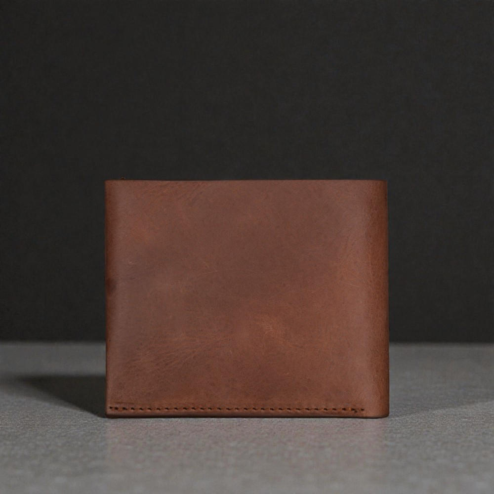 ZAYS Premium Handcrafted Oil Pull Up Leather Slim Bifold Wallet for Unisex - Genuine Cowhide Short Wallet - Super Slim Durable Stylish Everyday Carry - Best Handmade Leather Wallet in Bangladesh - ZSW