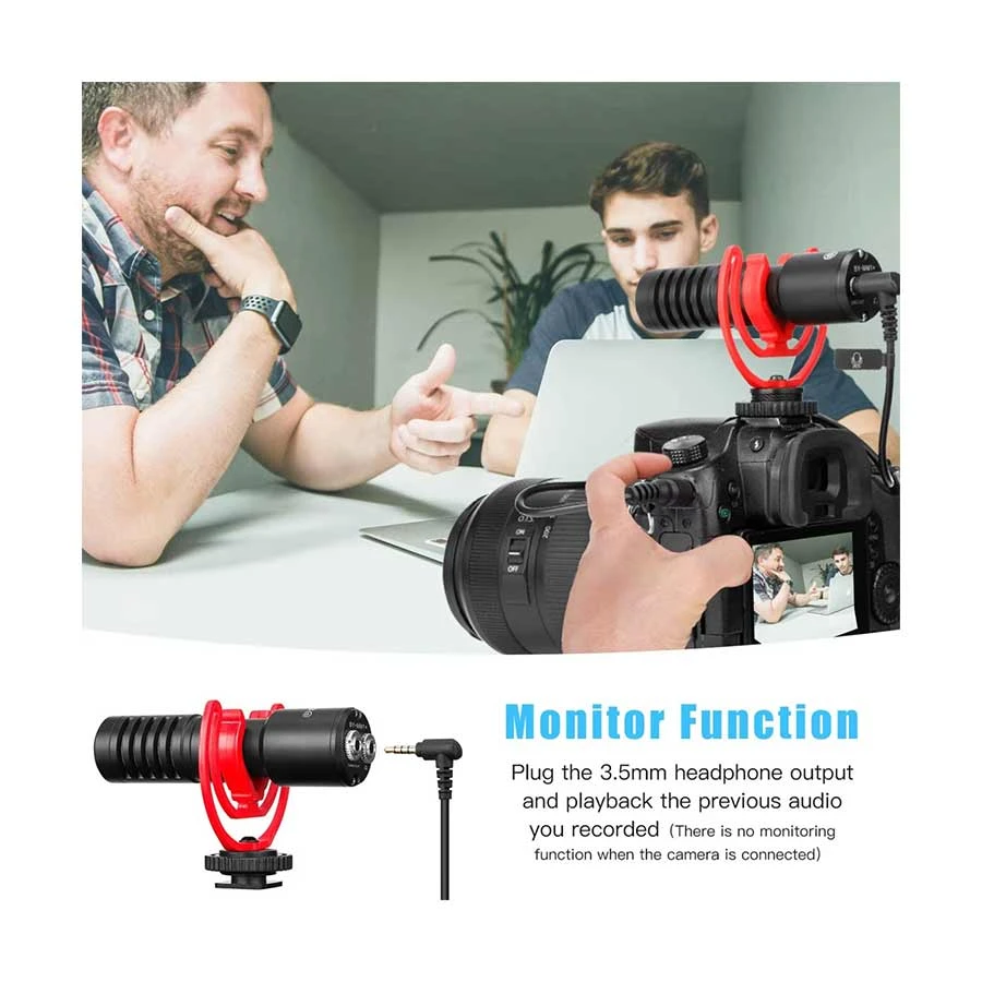 BOYA BY-MM1+ Mini Shotgun Microphone