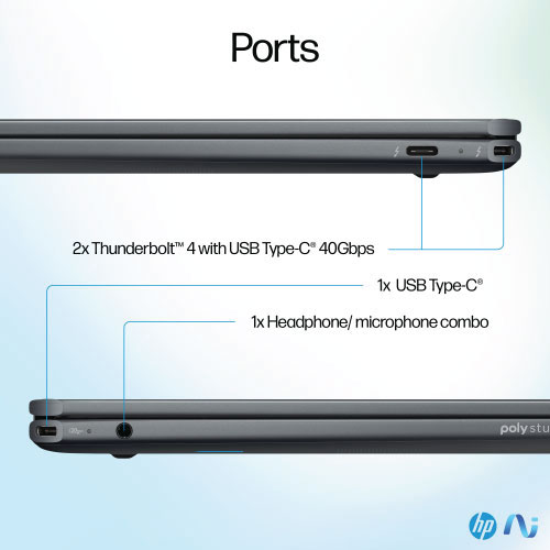 HP OmniBook Ultra Flip x360 14-fh0104TU Intel Core Ultra 7 256V 14 Inch 3K OLED Touch Laptop