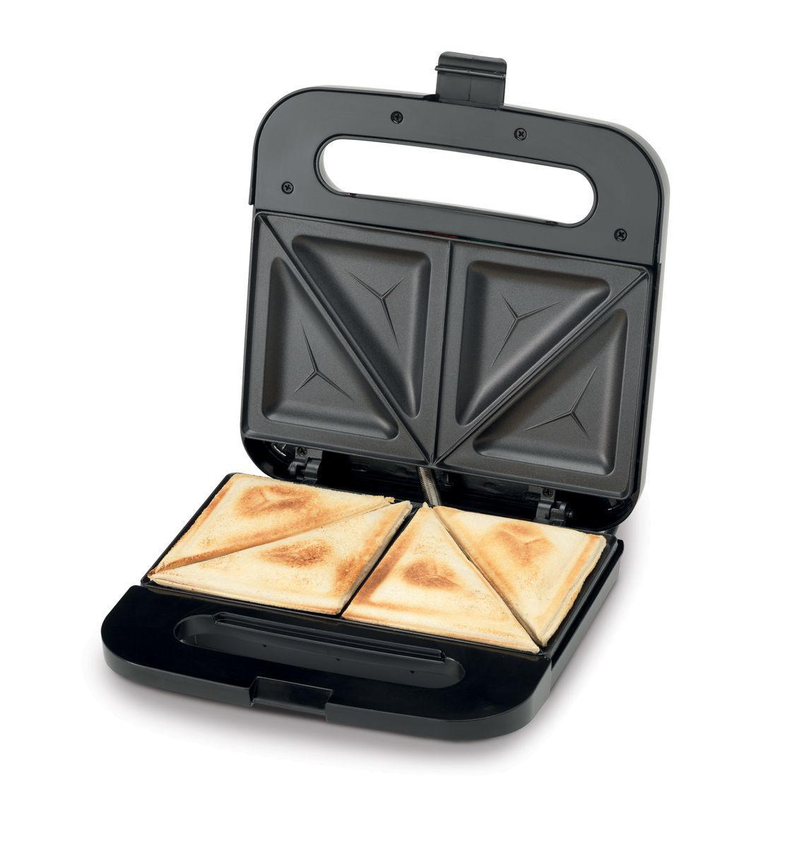 Kenwood - 2 Slice Sandwich Maker Stainless Steel - SMM00