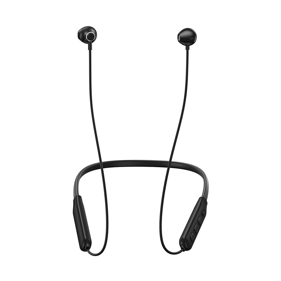 Wiwu Flex GB01 Black Neckband Bluetooth Earphone - Black