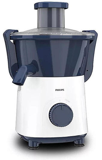 Philips 500W Juicer (HL7566/00)-Deep Azure