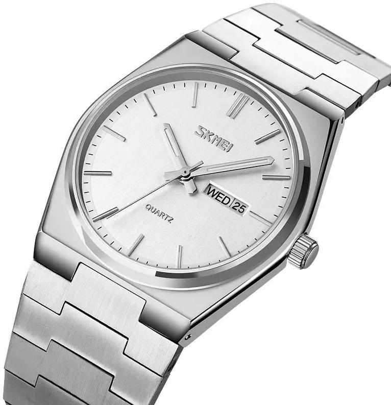 Skmei 9288 Stainless Steel luxury Watch for Men’s - Silver