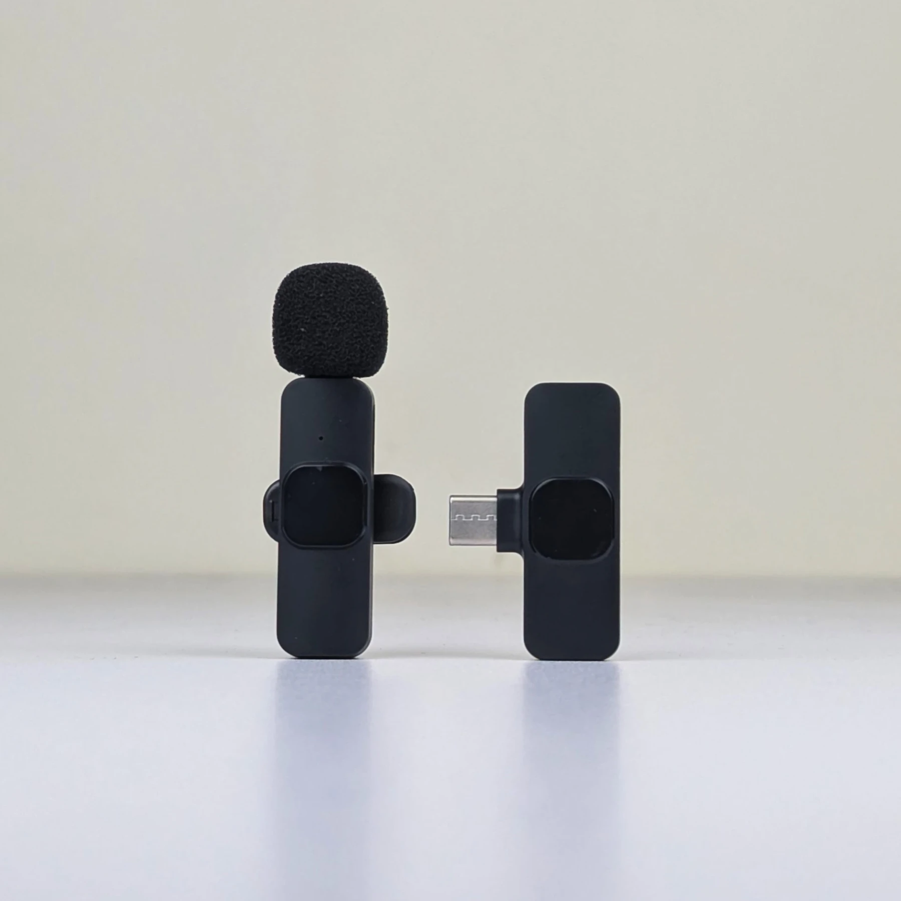 K8 Wireless Microphone for YouTube Vlogging, Video Recording Online Classes with Noise Cancellation Mic Supports (Type C)