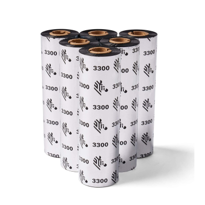 Zebra Wax/Resin Ribbon 110mmx450m (4.33inx1476ft)