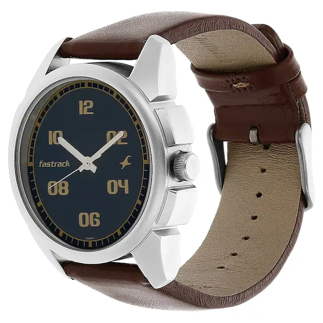 Fastrack 3124SL02 Blue Dial Analog Watch for Guys