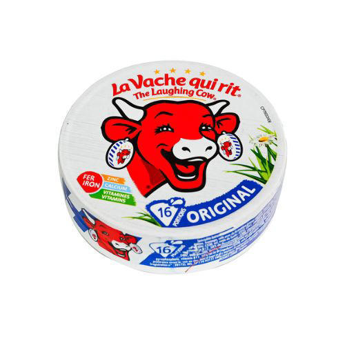 La Vache Qui Rit (The Laughing Cow) Spreadable Cheese 16 Portions 224g