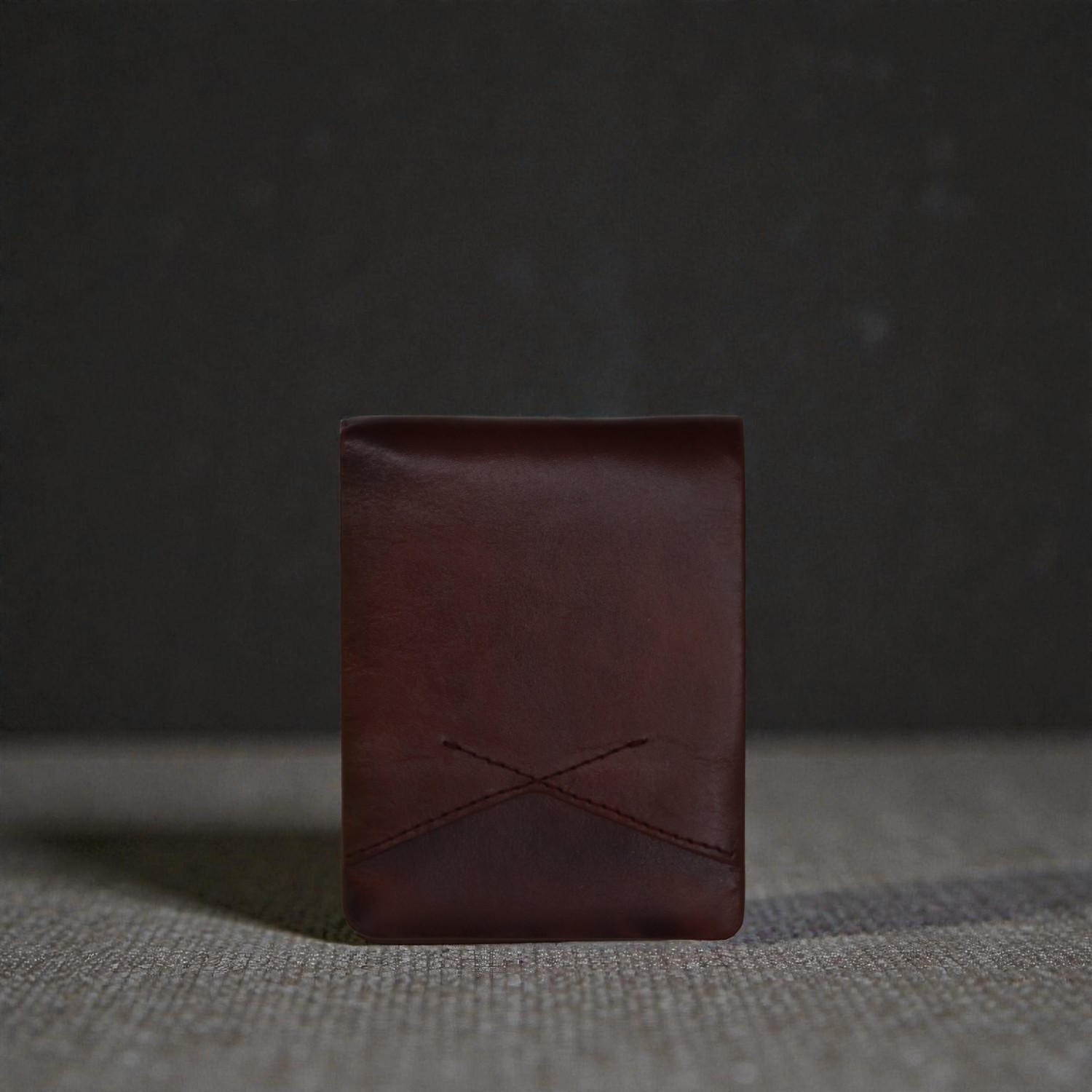 Zays Handcrafted Premium Leather Bifold Short Wallet ZSW104-Chocolate