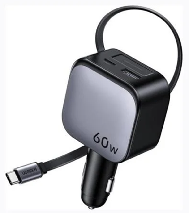 UGREEN EC604 Car Charger with Cable-145W [Black]
