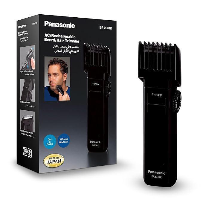 Panasonic Men Er2031K Ac/Rechargeable Beard/Hair Trimmer