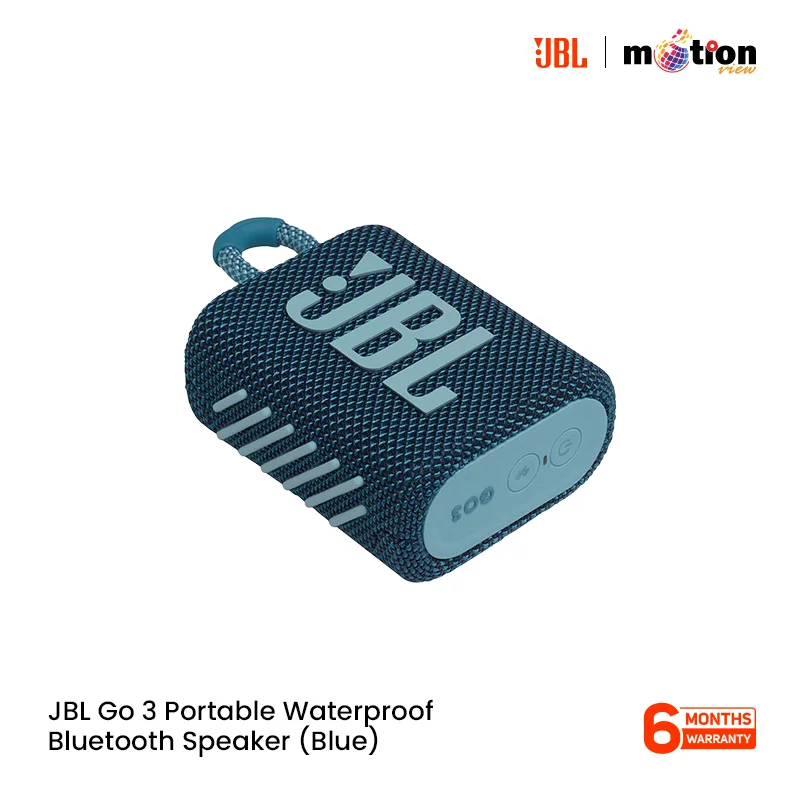 JBL Go 3 Portable Waterproof Bluetooth Speaker