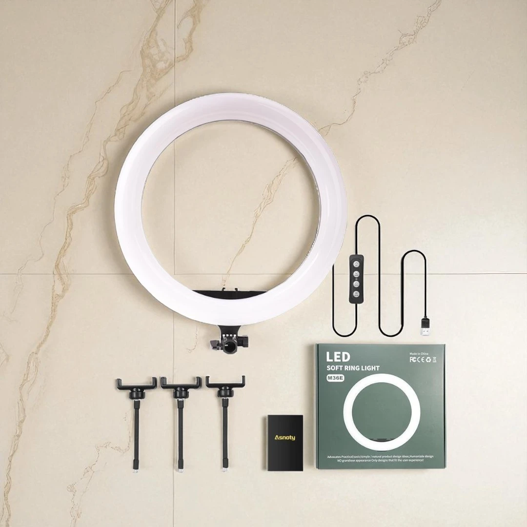 M36E Led Soft Ring Light – 15 Inch