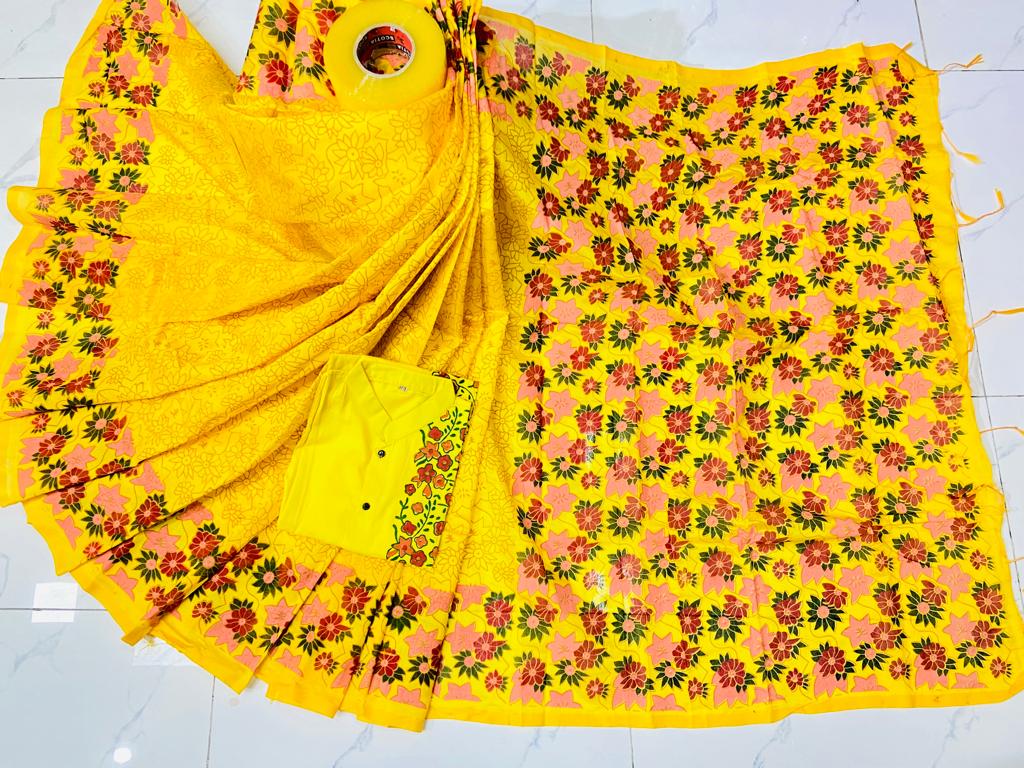 কাপল ড্রেস Couple Saree Sets