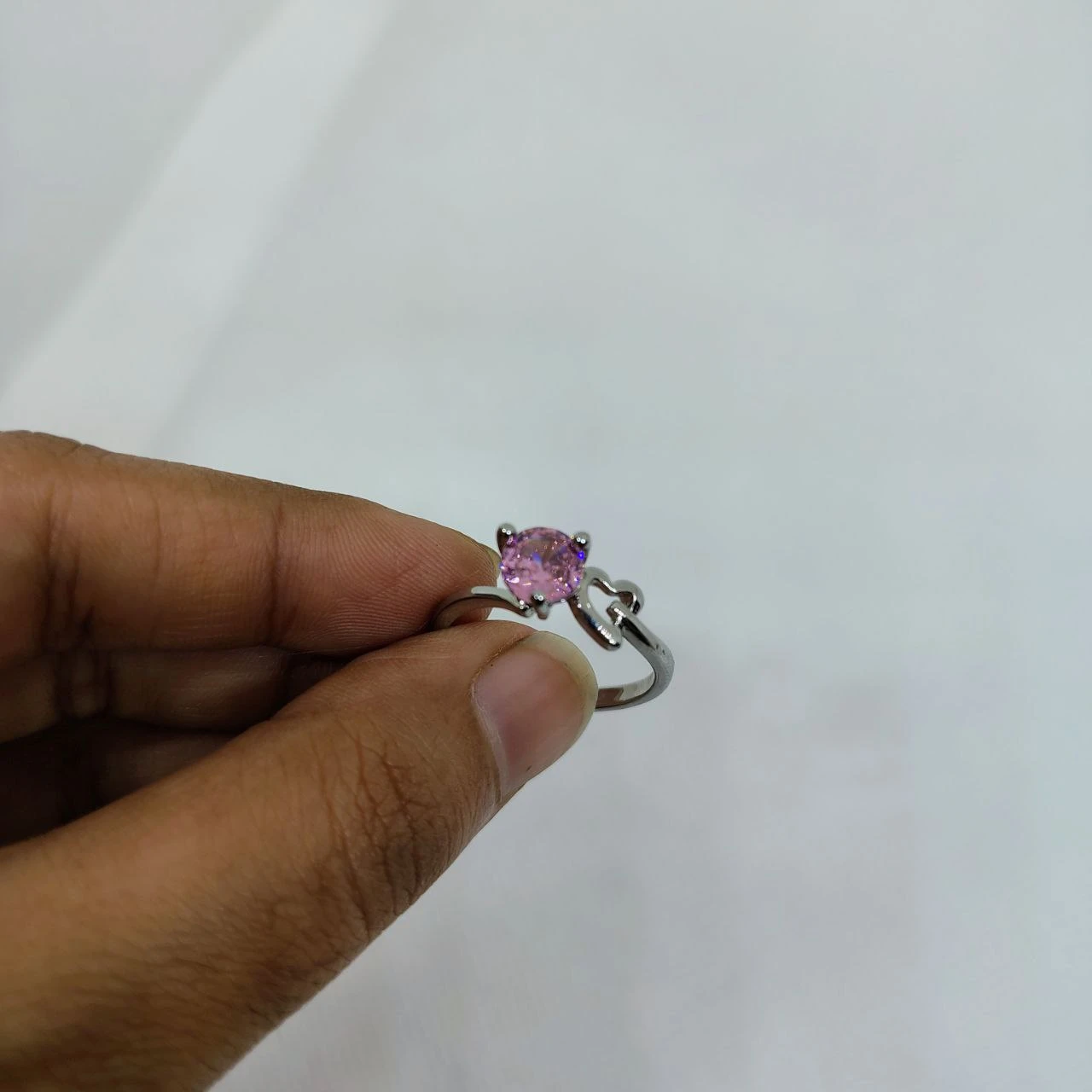 Heart Knot Adjustable Ring