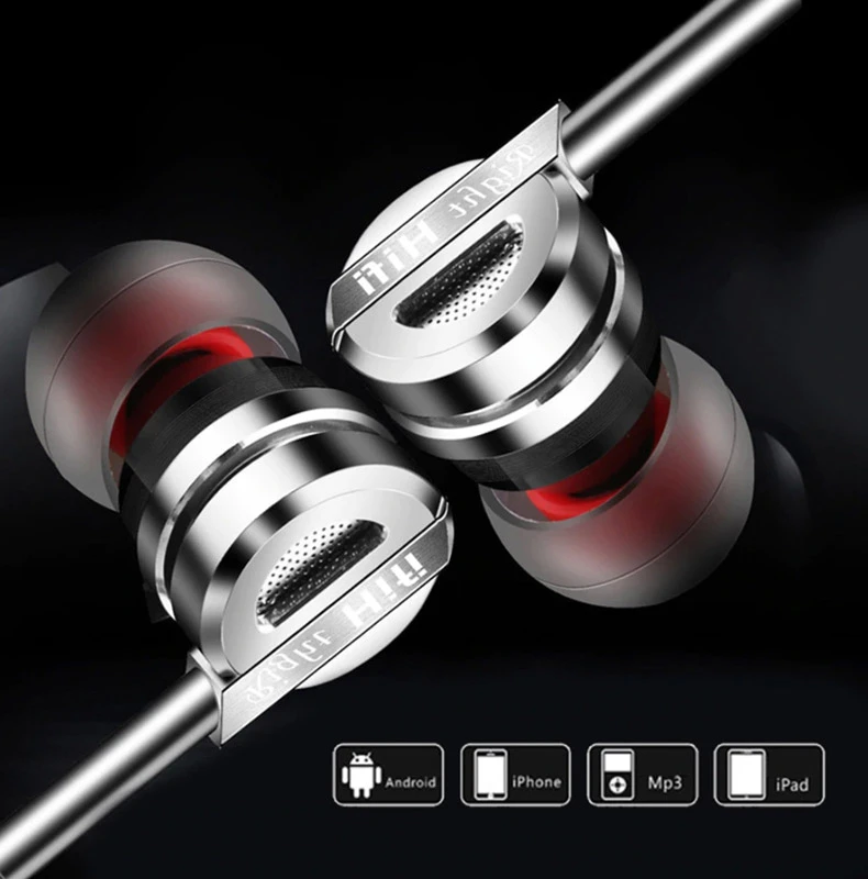 QKZ DM9 Zinc Alloy HiFi Metal Earphone Heavy Bass Music Headset with Mic - Headphone