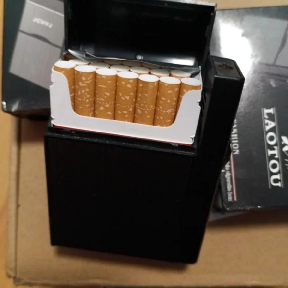 Multi-functional Gas and Electric Cigarette Case