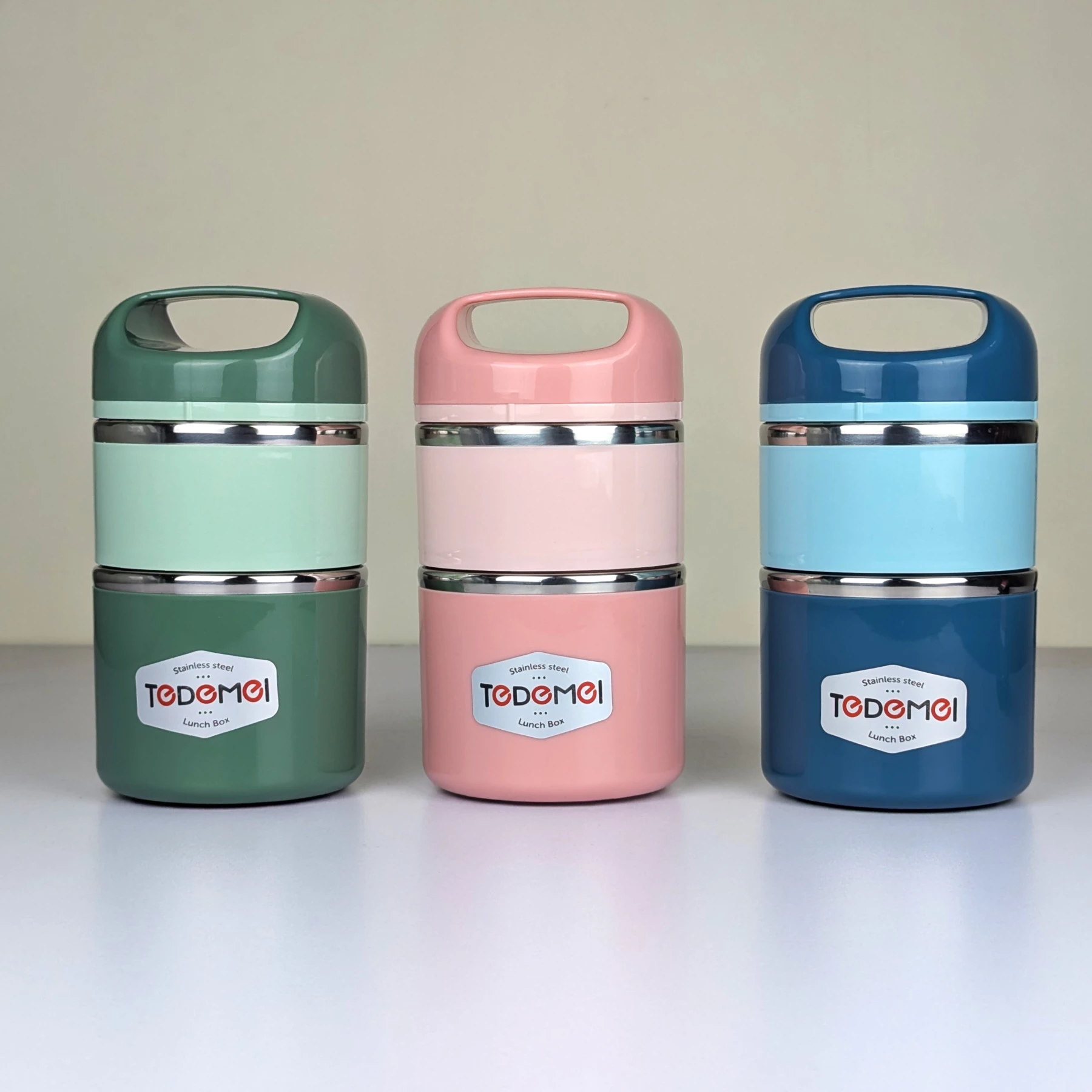 2.5 Layers 1.13L Stainless Steel Lunch Box