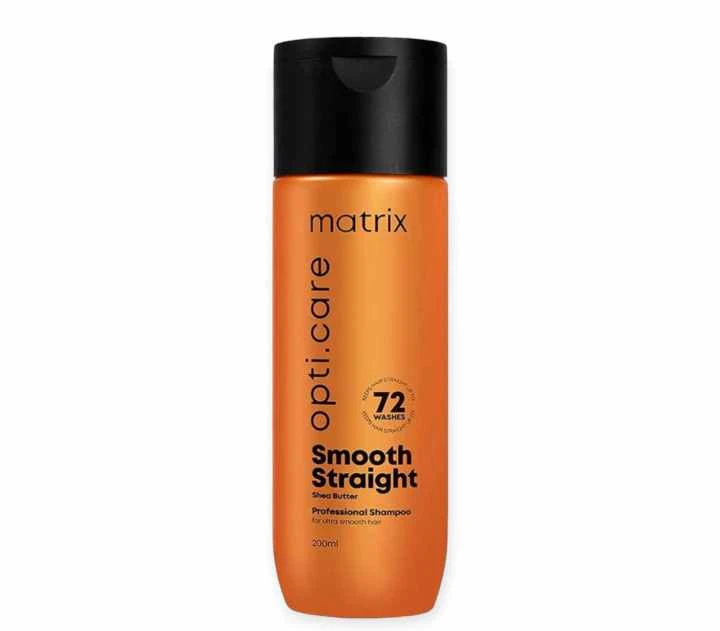 Matrix Opticare Smooth straight Shea Butter Professional Shampoo 200ml (Made in India)