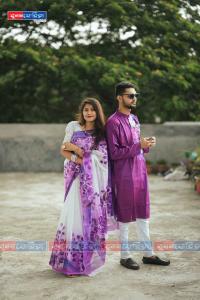 কাপল ড্রেস Couple Saree Sets